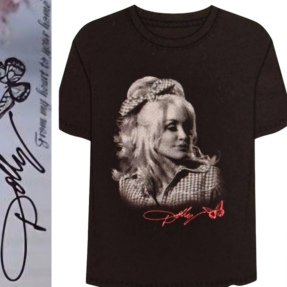 Dolly‎ Parton Portrait Graphic S/S Crew Tee